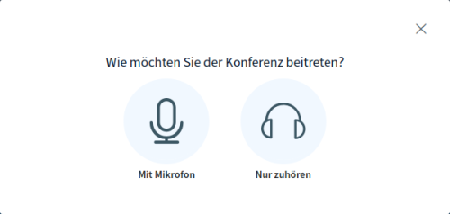 }

Nachdem Sie den gewünschten Modus ausgewählt habe, befinden Sie sich in der Konferenz.

{{:it:faq:bbb_sus20.png?nolink&1000|
